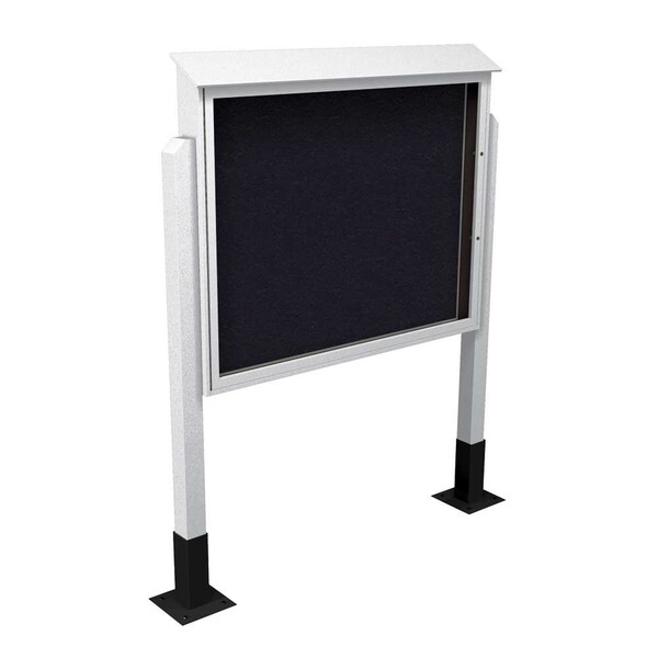 Sliding Door Indoor Enclosed Corkboard, 4